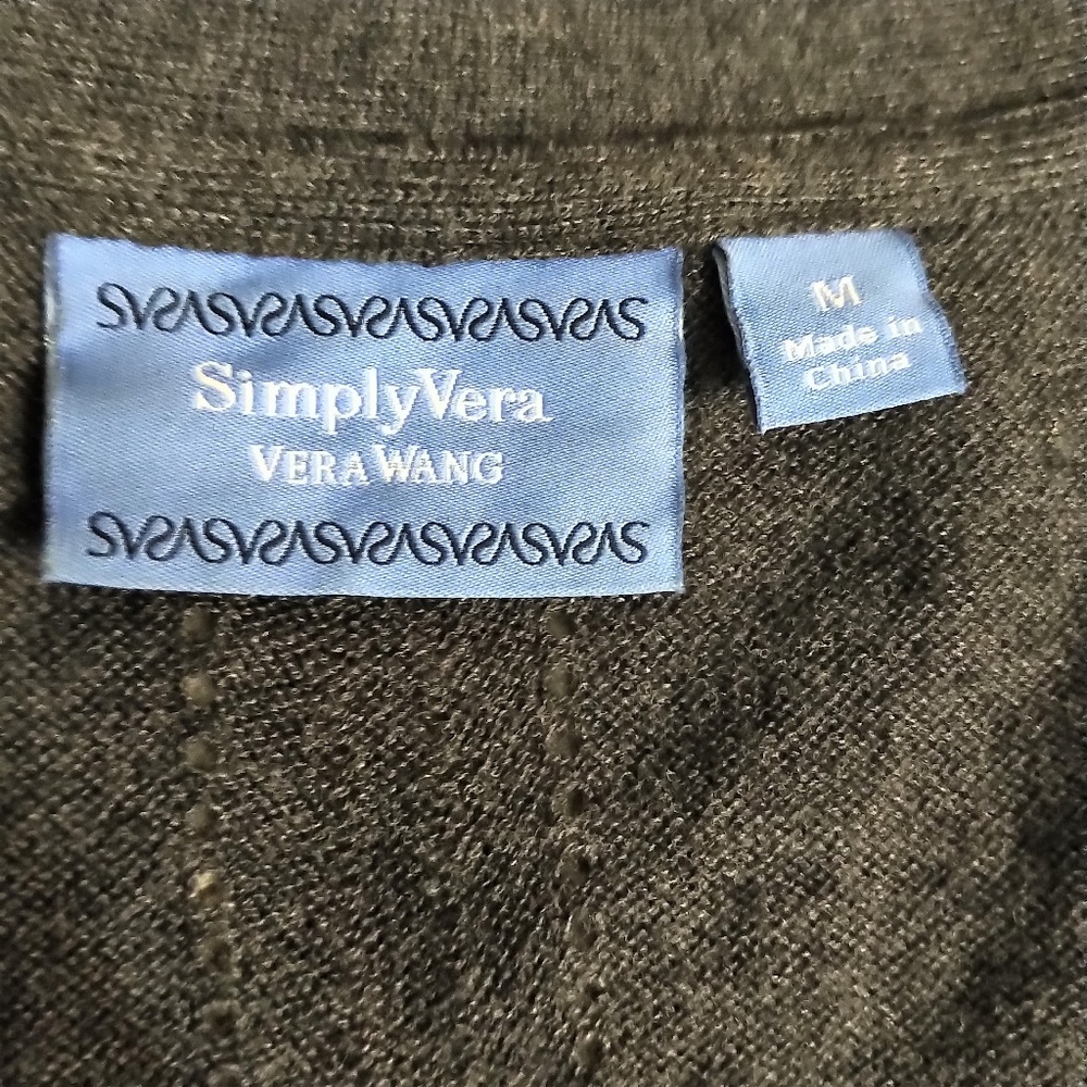 Unique Cardigan by Simply Vera EUC M - Picture 3 of 5